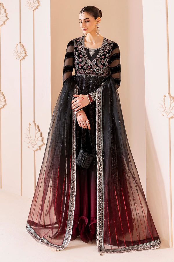JAZMIN - Embroidered Velvet Formal CVF D-10