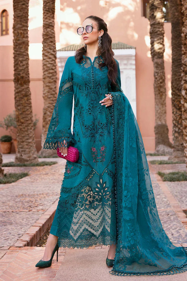 Embroidered Dobby Lawn Suit | D-2513-B