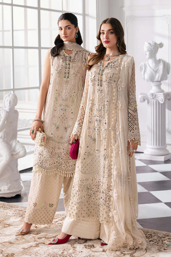 Embroidered Chiffon Suit | | BD-3007
