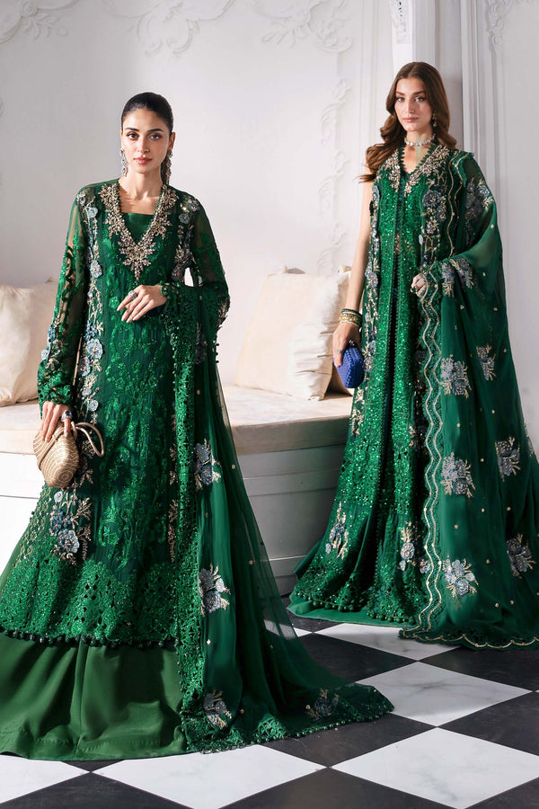Embroidered Chiffon Suit | BD-3008